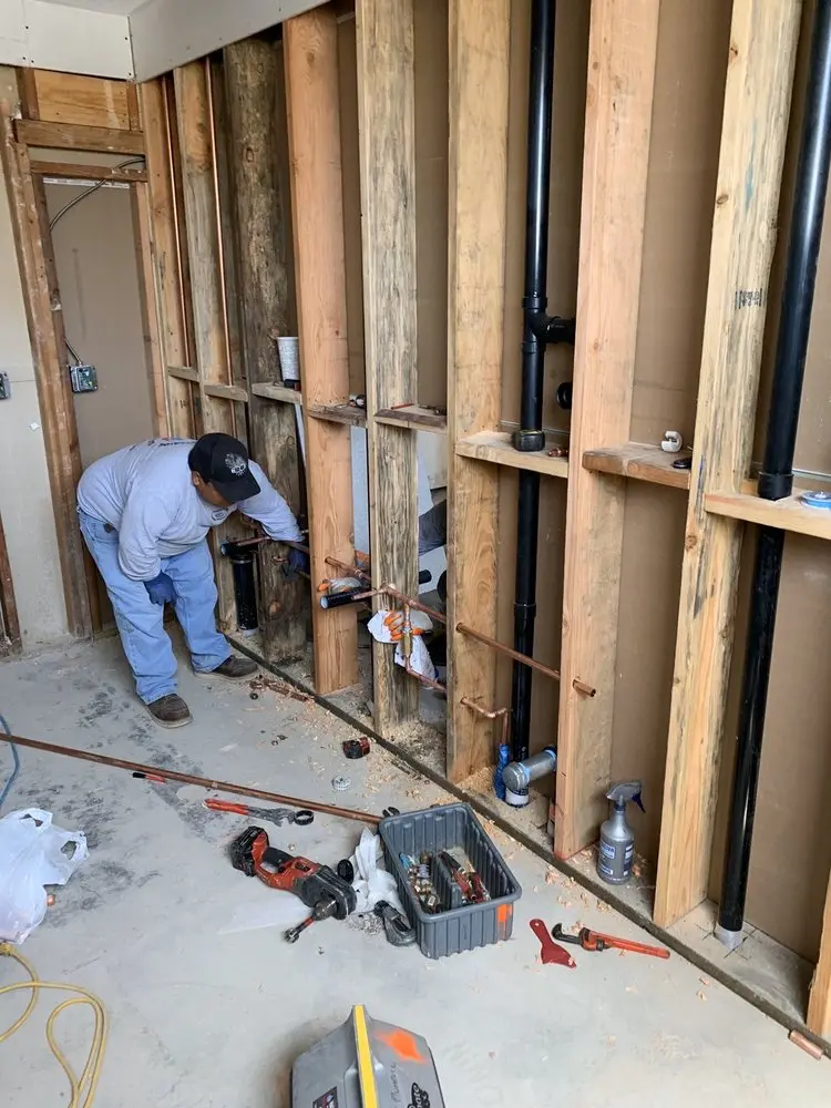 Commercial rough-in plumbing for Gas Line Repair in Iowa Park